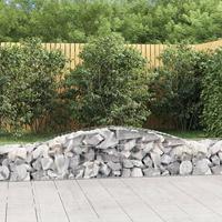 Schanskorven 25 st gewelfd 400x50x40/60 cm gegalvaniseerd ijzer - thumbnail