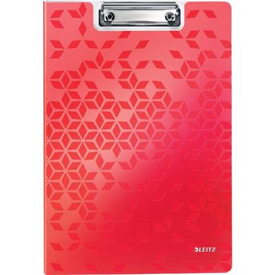 Leitz WOW klemmap met omslag, ft A4, rood