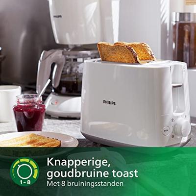 Philips Daily Collection Broodrooster met geïntegreerde opzethouder met 8 instellingen - thumbnail