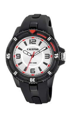 Horlogeband Calypso K5759 Rubber Zwart