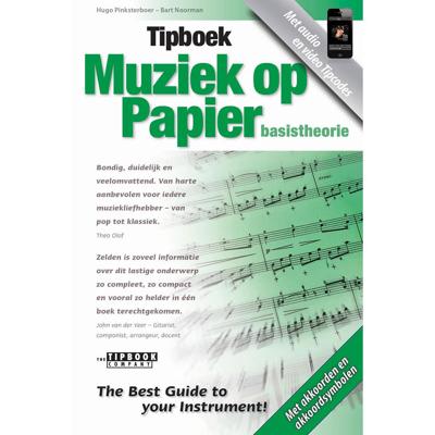 Tipboek muziek op papier met tipcodes