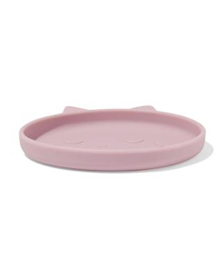 HEMA Kinderbord ⌀16cm siliconen monster roze (roze)