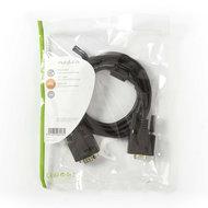 Nedis VGA-Kabel | VGA Male | VGA Female 15p | 1280x800 | 2 m | 1 stuks - CCGP59100BK20 CCGP59100BK20 Nedis VGA-Kabel | VGA Male | VGA Female 15p | 1280x800 | 2 m | 1 stuks - CCGP59100BK20 CCGP59100BK20
