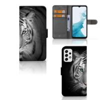 Samsung Galaxy A23 | Telefoonhoesje | Met pasjeshouder | Tijger - thumbnail
