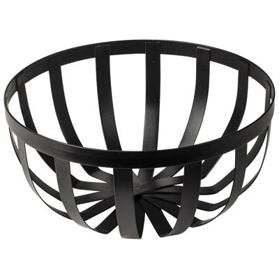 Gusta Fruitschaal - Zwart - Metaal - Industrieel - Opbergmand - ø25cm