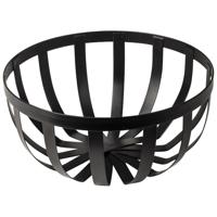 Gusta Fruitschaal - Zwart - Metaal - Industrieel - Opbergmand - ø25cm - thumbnail