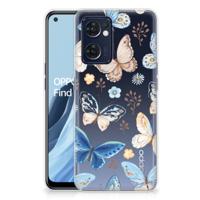 TPU Hoesje voor OPPO Reno 7 5G | Find X5 Lite Vlinder - thumbnail