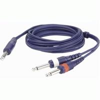 DAP FL34 verloopkabel 1x stereo jack naar 2x mono jack 150cm - thumbnail