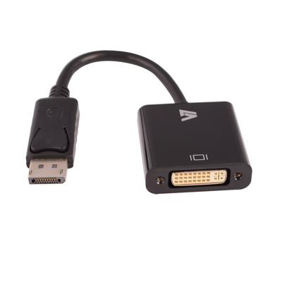 Adapter DisplayPort naar DVI V7 CBLDPDVI-1N Zwart