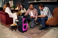 Salora L1 Party Speaker + LED Zwart - thumbnail