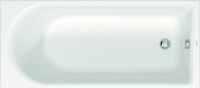 Ligbad Duravit D-Neo Inbouw 160x70x48.5 cm Wit - thumbnail