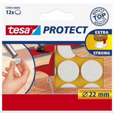 Tesa beschermvilt wit Ø22mm 12st