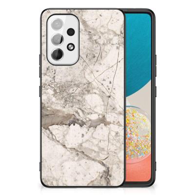 Samsung Galaxy A53 Marmeren Print Telefoonhoesje Marmer Beige Samsung Galaxy A53 Marmeren Print Telefoonhoesje Marmer Beige