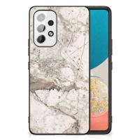 Samsung Galaxy A53 Marmeren Print Telefoonhoesje Marmer Beige - thumbnail
