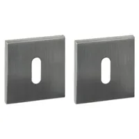 Intersteel Sleutelrozetten verdekt 53x53x6mm RVS - thumbnail