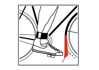 FAHRER spatlap "slabbetje mud flap latz race latz