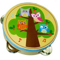 Simply for Kids Houten Tamboerijn Uilen - thumbnail
