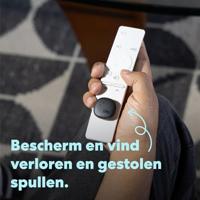 Tile by Life360 Sticker (2024) - Kleine Bluetooth-tracker, afstandsbedieningfinder en itemfinder voor fietsen, bril en meer. Zowel iOS- als Android-compatibel. Telefoonfinder. 1-pack (zwart) - thumbnail