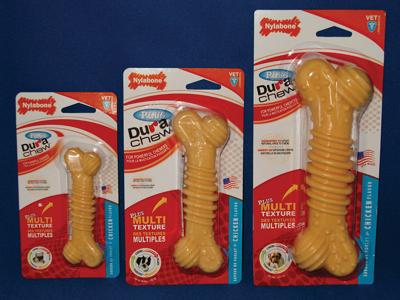 Nylabone dura chew textured bone medleysmaak