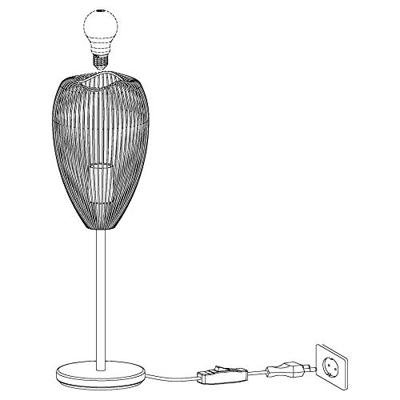 Eglo Zwarte tafellampClevedon - 49144