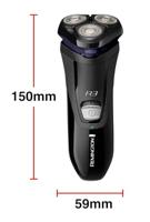 Remington Style Series Rotary R3002 Scheerapparaat Zwart - thumbnail