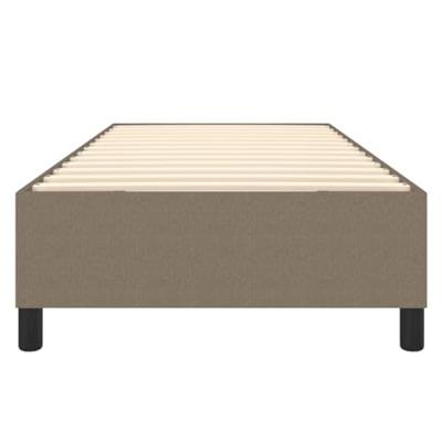 Boxspringframe stof taupe 80x200 cm Boxspringframe stof taupe 80x200 cm