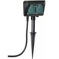 Beslight StopcontactGarden Duo voor buiten op spie - 41060 - thumbnail