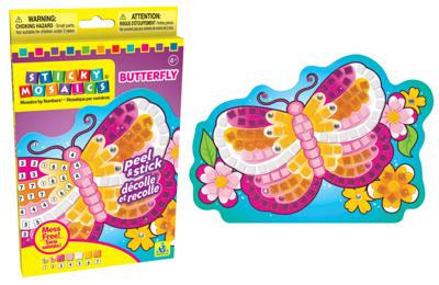 Sticky Mosaics mozaïeken sticky mosaics vlinder junior Sticky Mosaics mozaïeken sticky mosaics vlinder junior