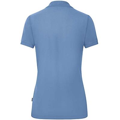 JAKO C6320D Polo Organic Dames - Ijsblauw - 34