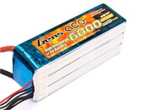 GensAce Lipo 35C 22.2 volt 6000mah met EC5 Stekker - thumbnail