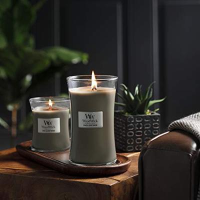 WoodWick sand & driftwood large candle