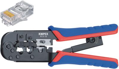 Knipex Crimptang westernstekkers 6 en 8 polig - 97 51 10 SB 975110SB Knipex Crimptang westernstekkers 6 en 8 polig - 97 51 10 SB 975110SB