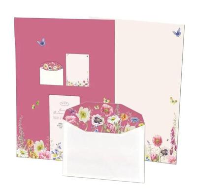 Briefpapier met enveloppen: Wild Flower Field, Janneke Brinkman-Salentijn