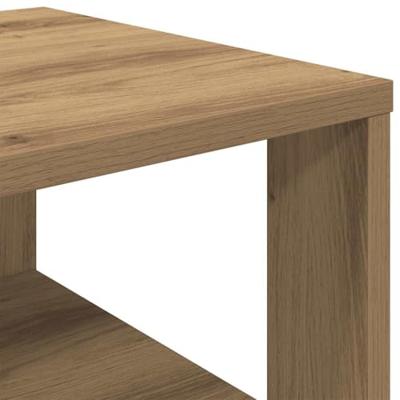 VidaXL Schoenenrek 61x32x87,5 cm bewerkt hout artisanaal eikenkleur