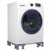 VidaXL Wasmachinebasis grijs 67 x 67 x 12 cm roestvrij staal - thumbnail