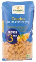 Primeal Coudes halfvolkoren snelkook 3 minuten bio 500 Gram - thumbnail