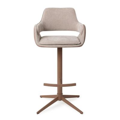 Jesper Home Barkruk 'Oketo' Draaibaar, kleur No Grey Mouse (zithoogte 75cm)