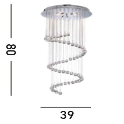 Searchlight Vide hanglampHallway - 7743CC