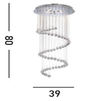 Searchlight Vide hanglampHallway - 7743CC - thumbnail