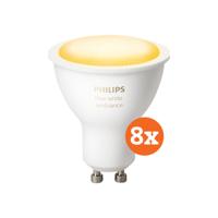 Philips Hue White Ambiance GU10 Bluetooth 8-Pack - thumbnail
