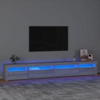Tv-meubel met LED-verlichting 270x35x40 cm grijs sonoma eiken - thumbnail