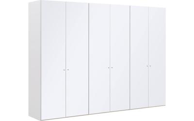 Goossens Kledingkast Easy Storage Ddk, Kledingkast 304 cm breed, 220 cm hoog, 6x glas draaideur Goossens Kledingkast Easy Storage Ddk, Kledingkast 304 cm breed, 220 cm hoog, 6x glas draaideur
