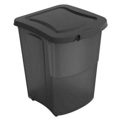 Rotho Archie Pet Food Container 38L Antraciet/Transparant Rotho Archie Pet Food Container 38L Antraciet/Transparant