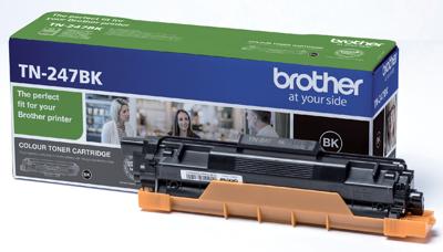 Brother toner, 3.000 pagina&apos;s, OEM TN-247BK, zwart