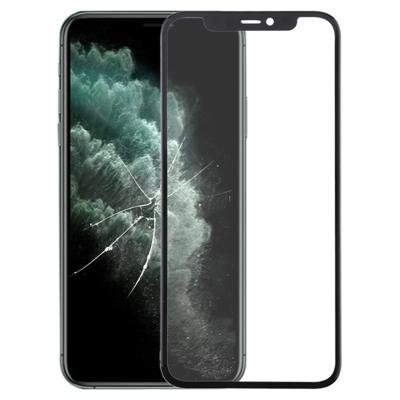 Voorkant scherm buitenste glazen lens + OCA optisch duidelijk lijm voor iPhone 11 Pro (zwart)