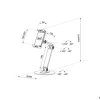 Neomounts DS15-550WH1 Tabletstandaard Universeel 12,4 cm (4,9) - 32 cm (12,6) - thumbnail