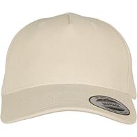 Flexfit FX5789M YP Classics 5-Panel Premium Curved Visor Snapback Cap - Stone - One Size - thumbnail