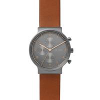 Skagen horlogeband SKW6418 Leder Cognac 20mm - thumbnail