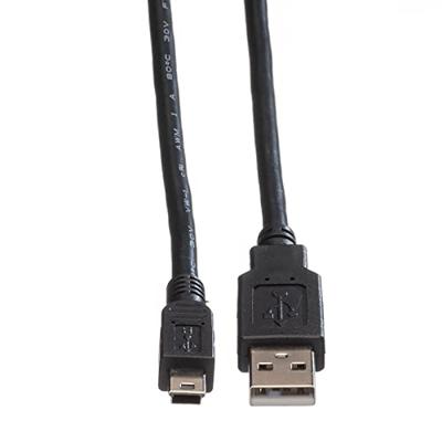 ROLINE USB 2.0 Kabel, type A - 5-Pin Mini, zwart, 3 m