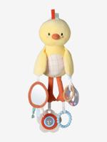 Pluchen om op te hangen activiteit geel - thumbnail